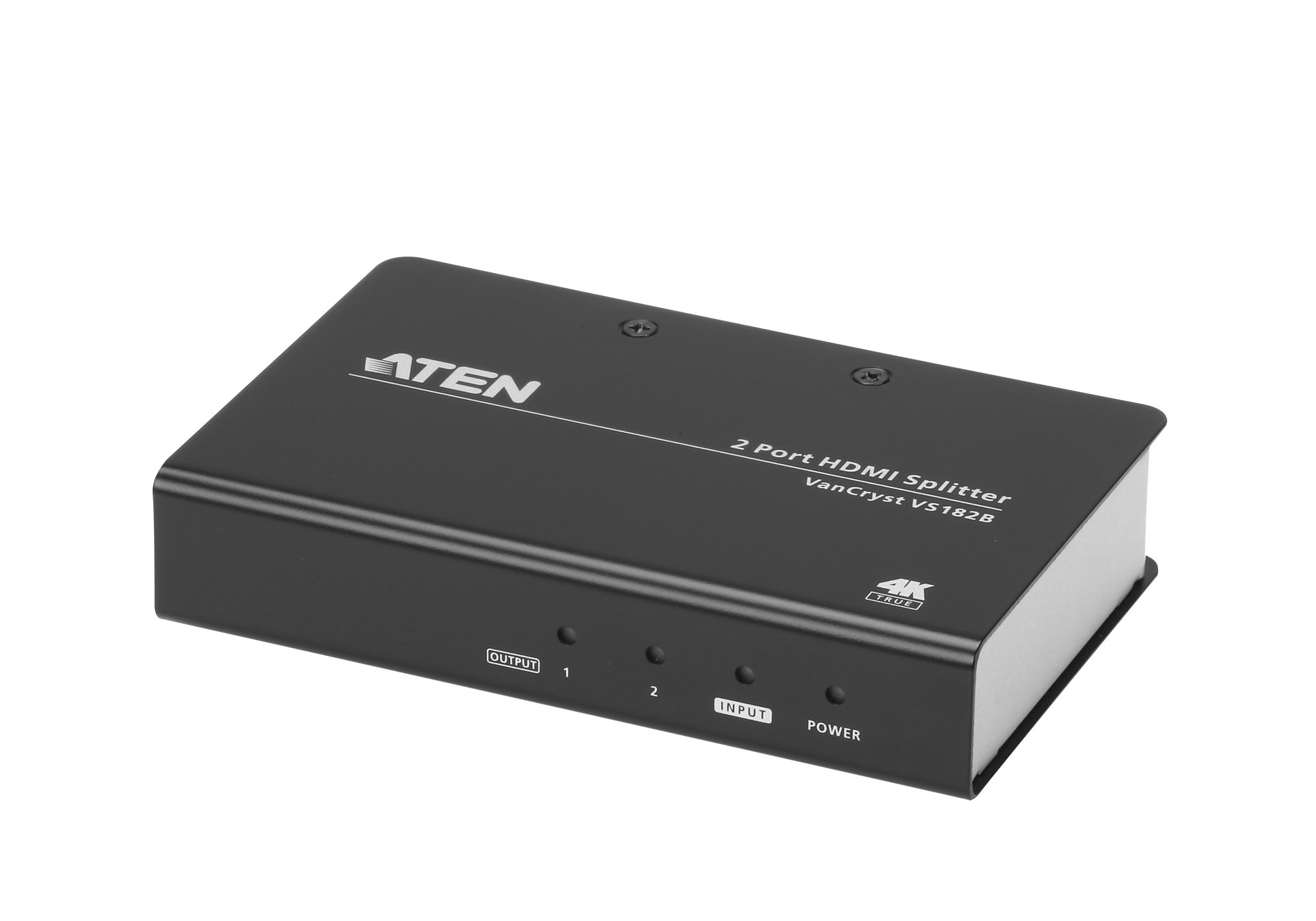 ATEN 2ポートHDMIスプリッター 2ポート HDMI分配器（4K60p対応、自動ダウンスケーリング機能